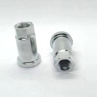 Goupille filetée sur mesure en acier inoxydable usinée CNC avec trou transversal, boulon de scellage antivol, fixation de quincaillerie
