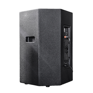 Haut-parleur actif professionnel 2 voies 15 pouces noir en bois avec amplificateur de puissance DSP, grille métallique, haute qualité sonore, pour diverses occasions - Product Image 3