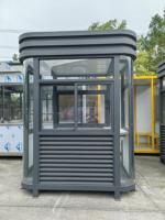 Cabine de sécurité préfabriquée en acier, abri à outils, kiosque, poste de garde, conception chinoise, étanche, résistant au vent et à la protection solaire