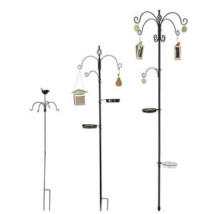 Esschert Design Wholesale <span class=keywords><strong>Station</strong></span> d'alimentation pour oiseaux de jardin en acier doux pour l'extérieur, crochet pour suspendre les aliments. - Product Image 1