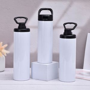 Htpmart Triple-Insulated Sublimation Tumbler 20oz Stainless Steel Sports Bottle <b>Straw</b> <b>Lid</b> - Product Image 5