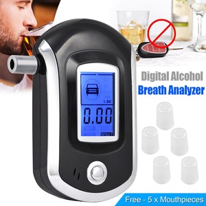 Benutzer definiertes Logo Digitaler Alkohol tester 3-stelliger LCD-Display-Tester Alkohol mit blauer Hintergrund beleuchtung - Product Image 3