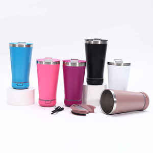 Modern 304 Stainless Steel Bluetooth Speaker Thermos <b>Cup</b> with Leak-Proof Lid Portable & <b>Large</b> Capacity - Product Image 1