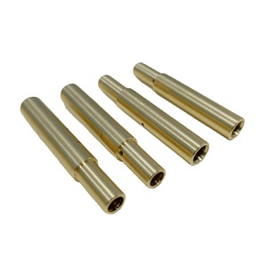 Sensor de piezas metálicas mecanizadas en 3D de cuatro ejes personalizado de fábrica para fresado y torneado de cobre y latón, modelo 130 - Product Image 2