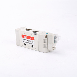 Válvula Direccional Neumática Electromagnética con Controlador Airtac Tipo 5V210-08, Válvula Electrónica de Control de Alta Tecnología - Product Image 1