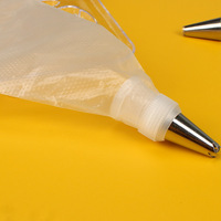 100 Stück Einweg-Spritzbeutel, PO-Material, Einfache Kuchendekorationswerkzeuge in Verschiedenen Größen (Klein/Mittel/Groß) für Gebäckcreme