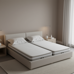 Kit Convertitore per Letto King Split King con Cinghia in Metallo Resistente e Schiuma Memory 25D, 75\" L X 10\" W - Product Image 2