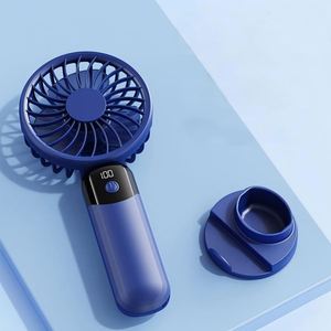 Ventilateur portable de 1800 mAh, 6 vitesses réglables, 4 couleurs au choix, avec base pour se poser sur le bureau - Product Image 4