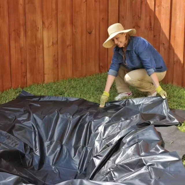 HDPE LDPE EPDM PVC Water Reservoir 1mm Geomembrane /Pond Liner for Fish Farming Pond Lining