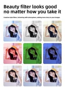 Máy ảnh kỹ thuật số 4K Full HD 1080P máy ảnh mini tự động lấy nét Zoom quang học 16X chức năng chụp đêm đèn flash phía trước và phía sau ống kính kép - Product Image 6