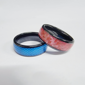 Anillo Inteligente NFC NTAG216 Programable con 888 Bytes de Memoria, Anillo de Cerámica Negro para Control de Acceso, Pagos, Compartir en Redes Sociales, WeChat - Product Image 1