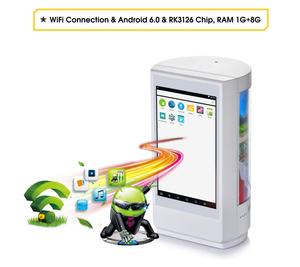 New Android Màn hình cảm ứng <span class=keywords><strong>Tabletop</strong></span> Máy nghe nhạc quảng cáo kỹ thuật số Biển 7 inch kỹ thuật số điện thoại menu ngân hàng điện - Product Image 4