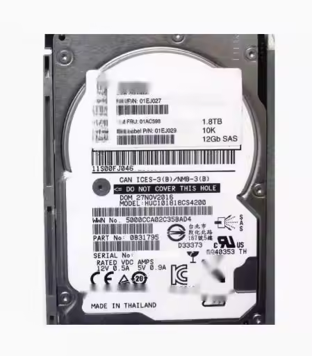 For IBM V5000 Gen2 Storage Hard Drive 01AC598 01CX553 1.8TB 10K 12Gb 2.5 Inch