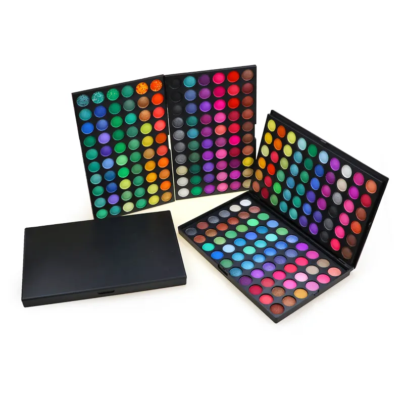 Venta al por mayor de la fábrica de maquillaje profesional 120 colores paleta de sombra de ojos