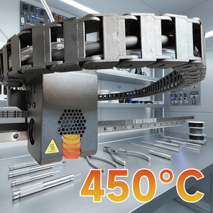 Impresora 3D Velo+ Mejorada con PLA <span class=keywords><strong>de</strong></span> Alta Temperatura, Nivelación Automática, Cama Calentada, Gran Volumen <span class=keywords><strong>de</strong></span> Impresión (600x500x600mm), Industrial, 1 Año <span class=keywords><strong>de</strong></span> Garantía - Product Image 3