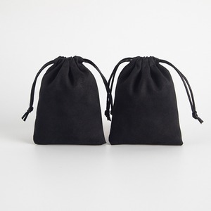 Sac à poussière en velours flanelle OEM d'usine avec cordon de serrage, logo personnalisé, pochette de rangement souple, housse de protection multi-usages pour chaussures et vêtements - Product Image 2
