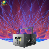 20W Outdoor Vollfarbige Bühnenbeleuchtung Professioneller RGBW Wasserdichter Laser-Projektor IP65 DMX512 für Lasershows