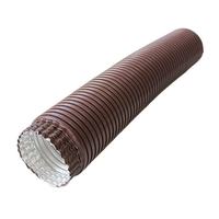 Diffuseur d'air en spirale pour la protection de l'environnement, conduit semi-rigide en aluminium flexible