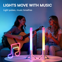 Daybetter Modern Style LED Light Bedroom Table de jeu Smart Lighting Bars Music Rhythm Pickup USB White for Bedroom Rhythm Room
