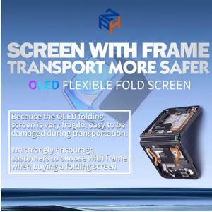 Pantalla ด้านในสำหรับ <span class=keywords><strong>Samsung</strong></span> <span class=keywords><strong>flip</strong></span> 5 Display สำหรับ <span class=keywords><strong>Samsung</strong></span> <span class=keywords><strong>Galaxy</strong></span> <span class=keywords><strong>Z</strong></span> <span class=keywords><strong>flip</strong></span> 1 2 <span class=keywords><strong>3</strong></span> 4 5G 5 6โทรศัพท์มือถือที่มีกรอบ - Product Image 3