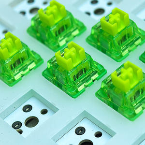 <span class=keywords><strong>Akko</strong></span> para interruptor de niebla verde 5 pines 45 PCS Force 60gf Lubricación de fábrica Interruptor mecánico Cherry MX más pesado - Product Image 3