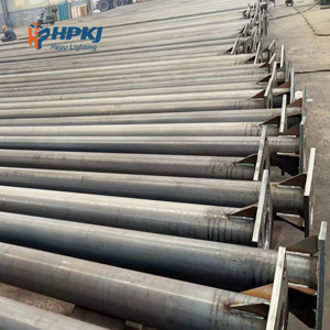 Hot Dip Galvanized Steel Curved Street Light <b>Pole</b> 3M-8M Road Lighting <b>Pole</b> with 160km/h Wind Resistance & 10-Year Warranty - Product Image 3