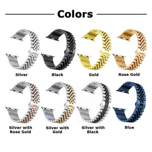 Bracelet pour <span class=keywords><strong>Apple</strong></span> <span class=keywords><strong>Watch</strong></span> <span class=keywords><strong>44mm</strong></span> 40mm 38mm 42mm Sublimation métal doré bracelet intelligent en <span class=keywords><strong>acier</strong></span> <span class=keywords><strong>inoxydable</strong></span> IWatch série 7 6 <span class=keywords><strong>5</strong></span> 4 SE - Product Image 4