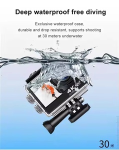 Cámara Deportiva Resistente al Agua IP68 con Pantalla Táctil Dual, Control Remoto, WIFI HD, 5K/30FPS, Antivibración, en Oferta - Product Image 4