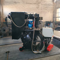 Machine de sablage mobile multi-spécifications pour le décapage de la rouille des plaques métalliques et la rénovation des chaussées