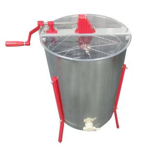 เครื่องแยกกากน้ำผึ้งผึ้งด้วยมือ6เฟรมเครื่องแยกกากน้ำผึ้งอุปกรณ์การเลี้ยงผึ้ง - Product Image 5