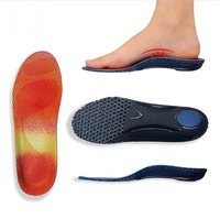 Semelles intérieures durables et écologiques avec soutien de la voûte plantaire en PU Poron, souples, thermoplastiques, antidérapantes et absorbant les chocs pour le confort au quotidien et pendant l'exercice