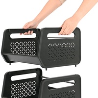 Carrito de Almacenamiento de Frutas y Verduras para Cocina, Diseño Moderno, 4 Niveles, Carrito Utilitario con Ruedas, Estante de Almacenamiento Rodante para Isla de Cocina
