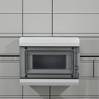 Boîte de distribution électrique JCH HT-12 voies IP68 intérieure 30A 400V 8 prises ABS+PC avec disjoncteurs MCB