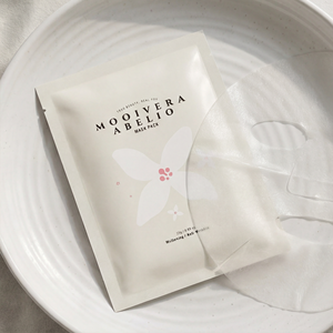 Paquete de 10 Mascarillas Faciales Blanqueadoras con Niacinamida Mooivera Abelio, Aclara el Tono de Piel, Cosmética Coreana Vegana Halal, Tendencia Popular - Product Image 5