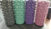Rouleau de yoga haute densité personnalisé, ensemble de rouleaux en mousse EVA creuse pour Pilates, rouleau de massage pour les muscles du dos