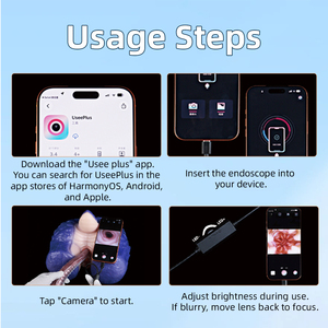 YOCY Dildo Endoscopico dal Design Unico a Forma di Tentacolo, Endoscopio Video HD, Gioco Sessuale per Coppie, Giocattoli Sessuali Vaginali e Anali per Donne e Uomini - Product Image 2