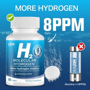 Comprimés d'hydrogène H2 OEM pour l'eau potable <span class=keywords><strong>avec</strong></span> du magnésium pour l'énergie, la fonction cognitive et la clarté mentale - Product Image 6