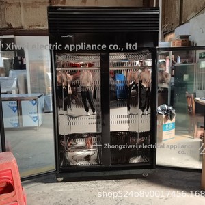 Armoire de séchage intelligente noire à double porte pour canards, avec fonctions de séchage à l'air et de préservation de la fraîcheur, origine Chine ; pour canards rôtis, oies, char <span class=keywords><strong>siu</strong></span> - Product Image 5