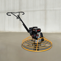 Matériel et équipement de finition du béton fournis par l'usine, machine de finition du béton à essence poussée à la main