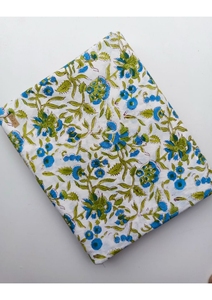 ผ้าทอฝ้ายอินเดียทำมือ 100% เป็นมิตรกับสิ่งแวดล้อม ระบายอากาศได้ดี น้ำหนักเบา ลายดอกไม้พิมพ์ลายด้วยมือ สไตล์โมเดิร์น สำหรับตกแต่งบ้านสาวๆ - Product Image 4