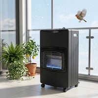 Chauffage rapide, chauffage d'appoint au gaz portable pour animaux, flamme bleue, haute puissance, en fer, ODS et protection anti-chute, CE