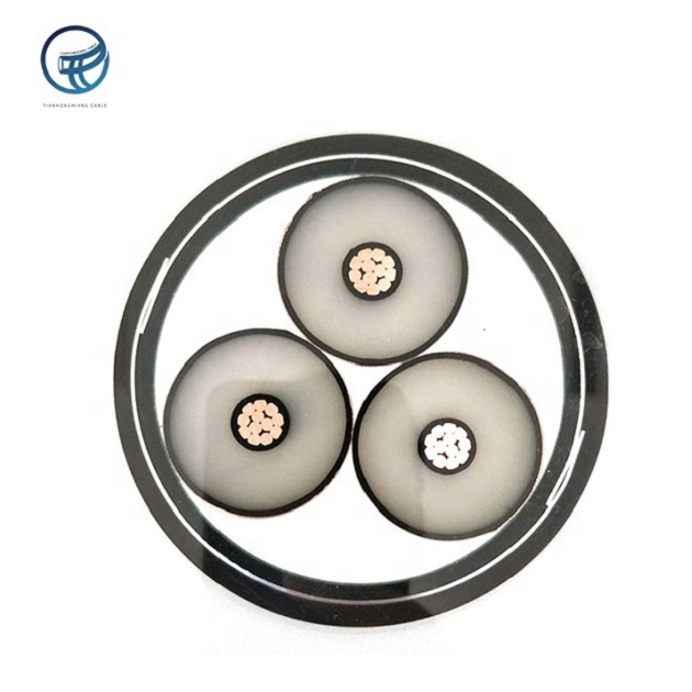 15/36KV High Voltage Fire-resistant Power Cable for Power Station Galvanized Copper Core Aluminum Core PVC Insulation Jacket