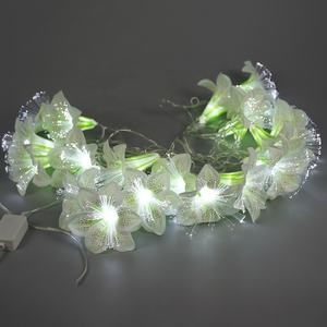 Décoration <span class=keywords><strong>de</strong></span> noël personnalisée, guirlande lumineuse décorative <span class=keywords><strong>de</strong></span> fleurs artificielles à Led - Product Image 3