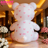 Ours en peluche en tissu Oxford 420D pour la Saint-Valentin, ours en peluche géant pour la décoration de festival, ours en peluche en peluche