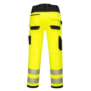 PORTWEST - PW303YBR36 PW3 High visibility yellow/<b>black</b> lightweight <b>stretch</b> <b>trouser</b> - EAN 5036108346080 HI-VIS WORKWEAR - Product Image 2