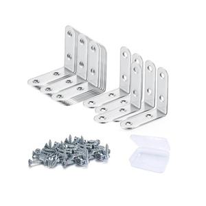 Góc bên phải L hình dạng khung Fastener thép không gỉ góc mã phù hợp kết nối kệ gỗ đồ nội thất phần cứng - Product Image 6