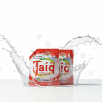 Sachets souples personnalisés en gravure et impression tampon, durables, en PET/PP, avec bec verseur et fermeture supérieure, pour lessive en poudre