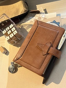 M5 <strong>Leather</strong> Handbook Loose-leaf Book High Value Notebook Carry-on Pocket Small Book <strong>Diary</strong> A5 Binder - Product Image 6