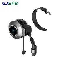 Enrouleur de câble rétractable pour charge de véhicule électrique Type 2 Type 1 GBT Chargeur EV portable 6-32A Chargeur de voiture électrique