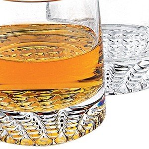 Set di cinque bicchieri di whisky in cristallo senza piombo con bocca chiara soffiata HMS bevande Set - Product Image 4